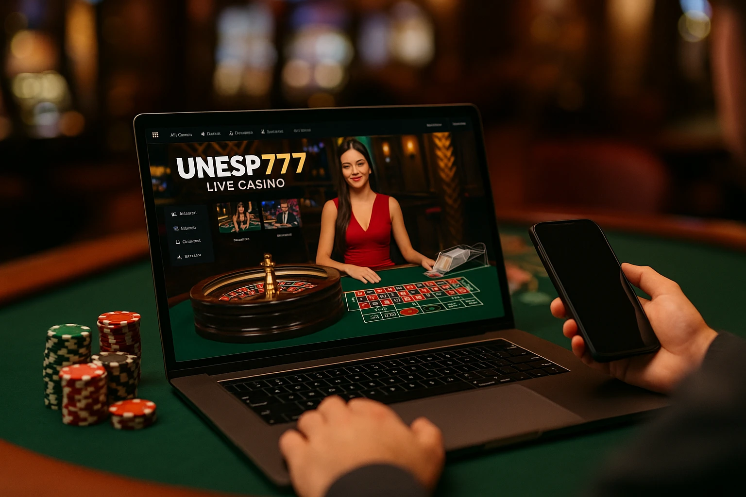 O UNESP777 Live Casino lança promoções regularmente