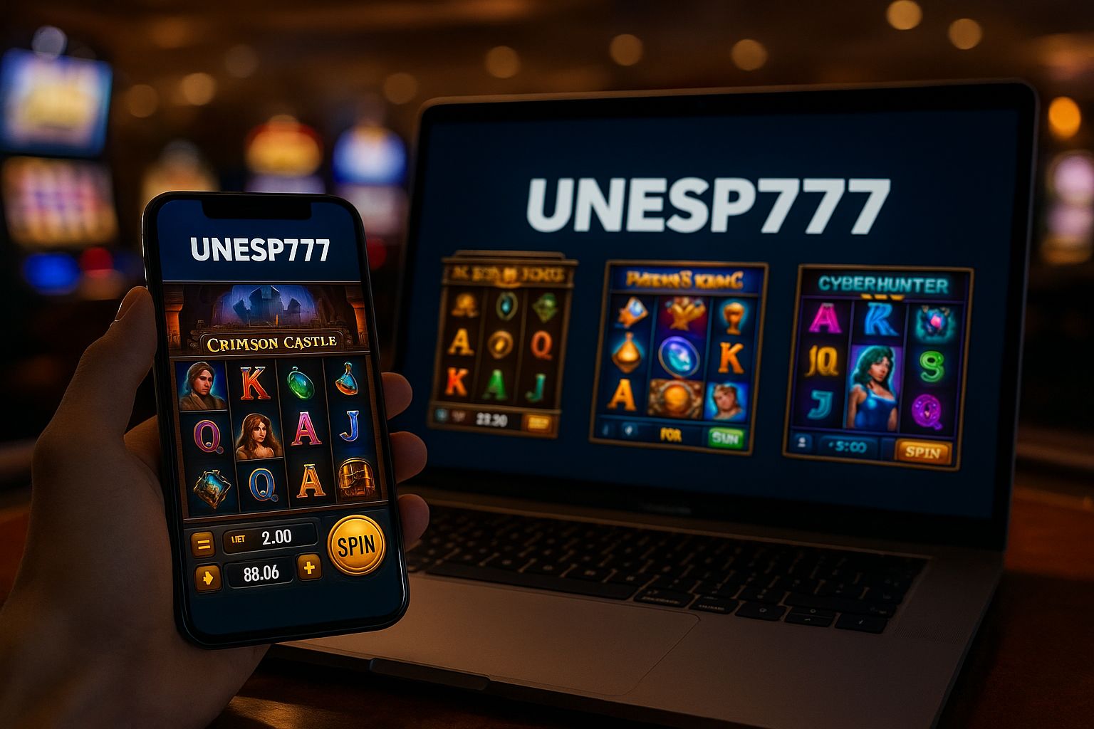 Jogos de Slot no Casino Online UNESP777