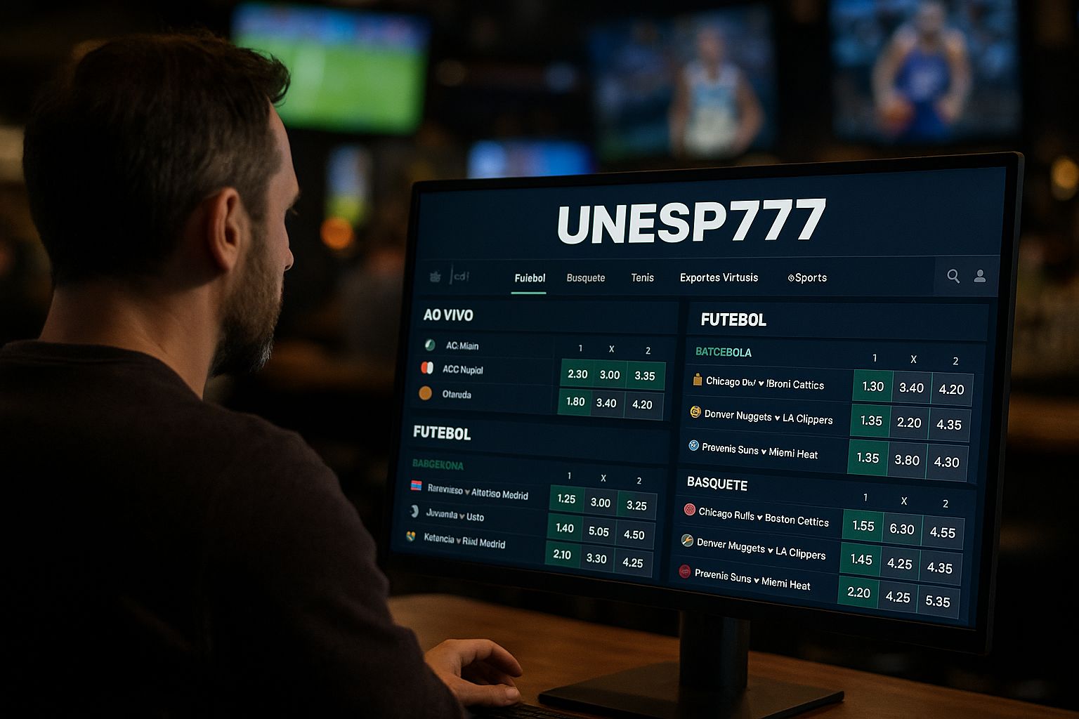 Apostas esportivas no cassino online UNESP777