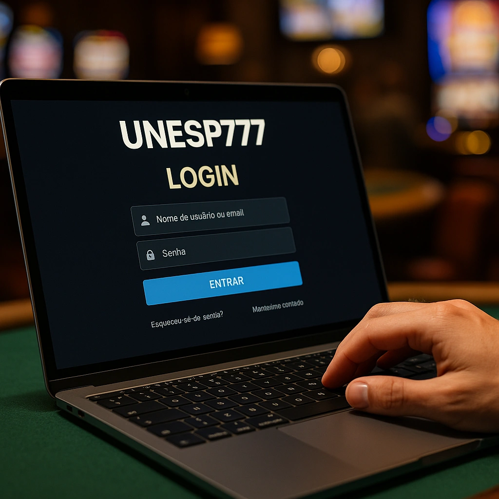 Criar uma nova Conta no plataforma UNESP777