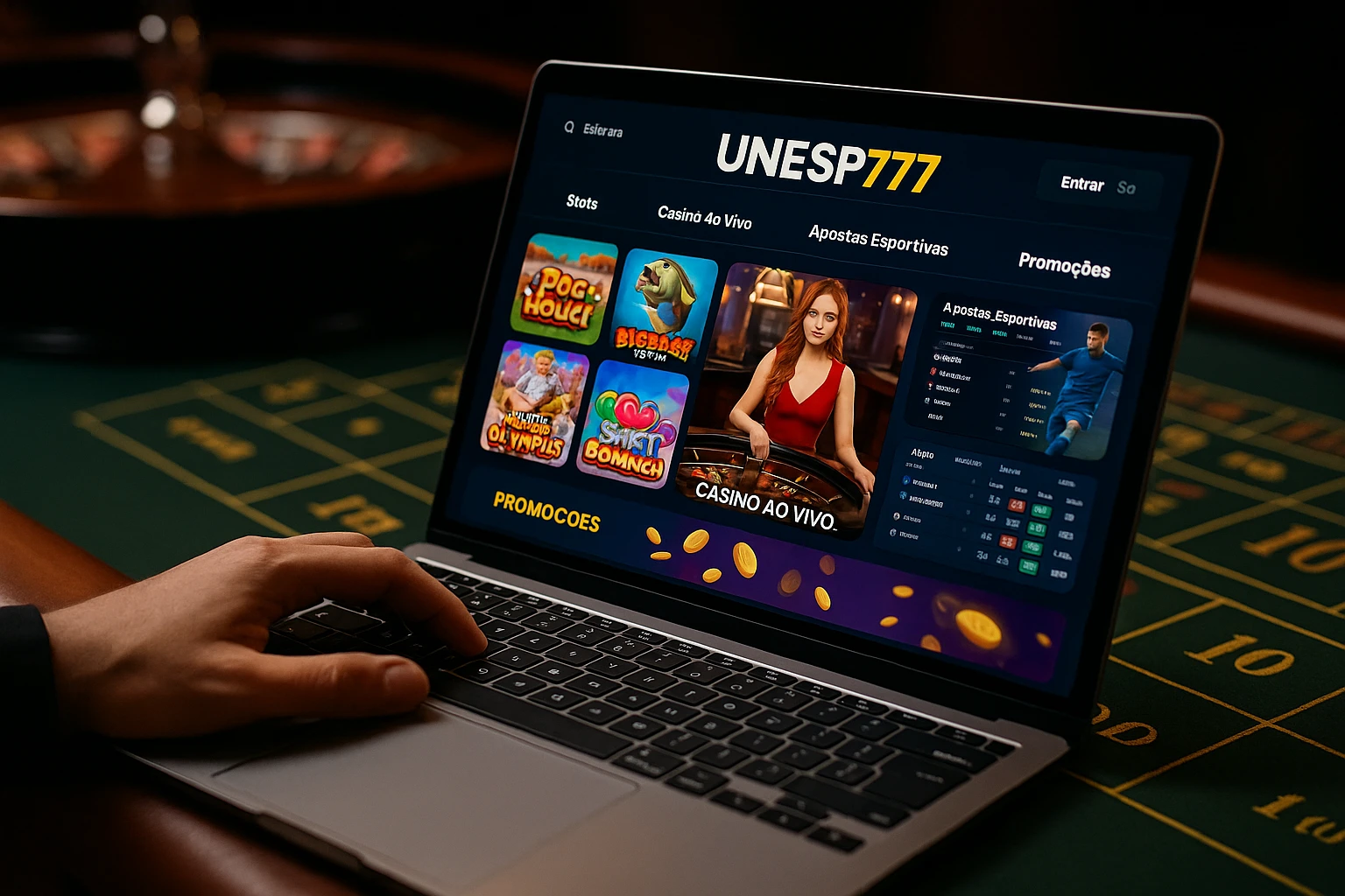 Explore o mundo das slot machines no UNESP777 Casino
